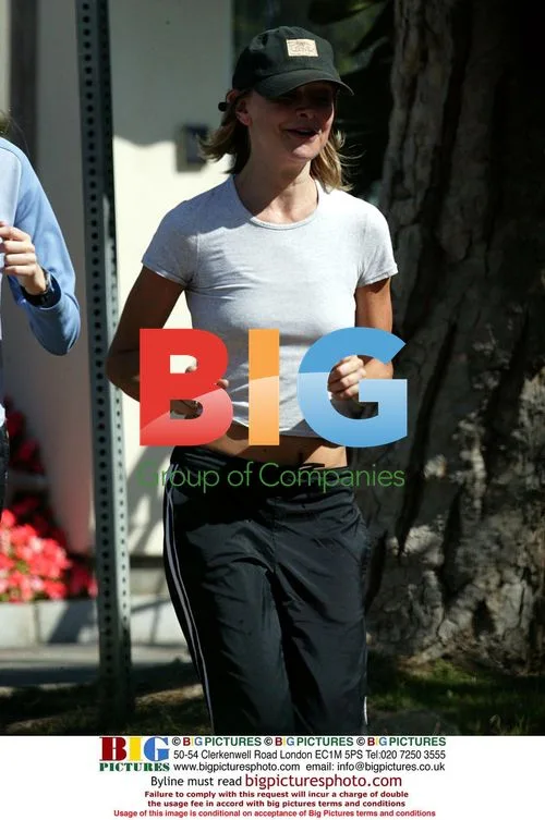 Calista Flockhart Running in Santa Monica