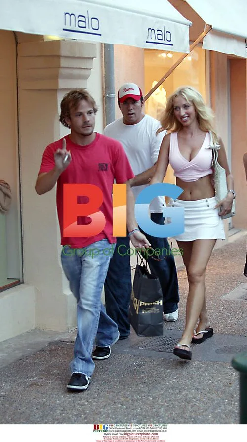 Stephen Dorff with Mystery Woman in St Tropez