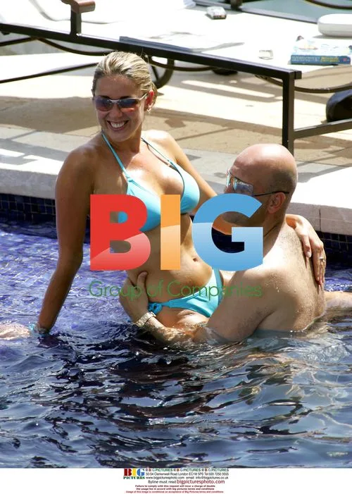 Claire Sweeney and boyfriend on holiday