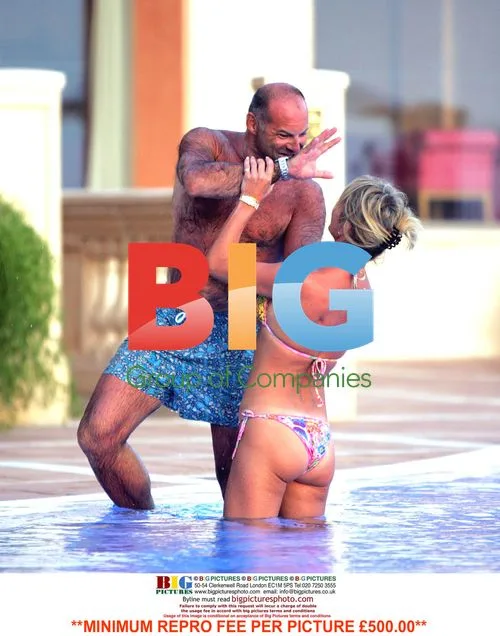 Alex Best on holiday with boyfriend