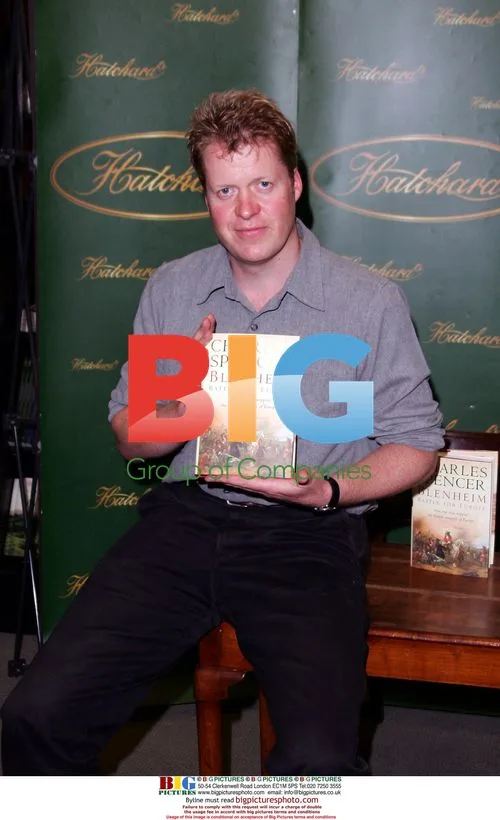 Earl Charles Spencer at Blenheim book launch