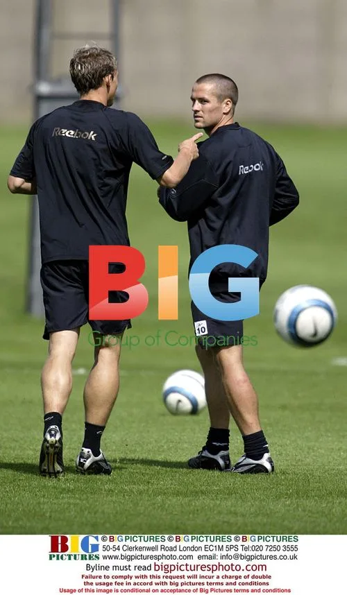 Michael Owen Training with Liverpool