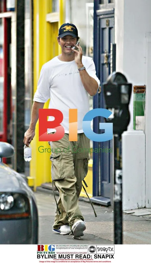 Actor Matthew Marsden Spotted in Central London