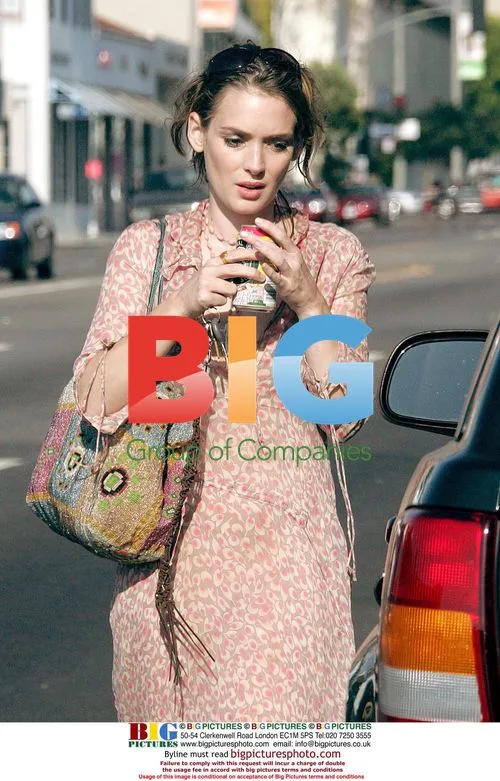 Winona Ryder Shopping on Melrose