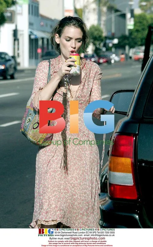 Winona Ryder Shopping on Melrose