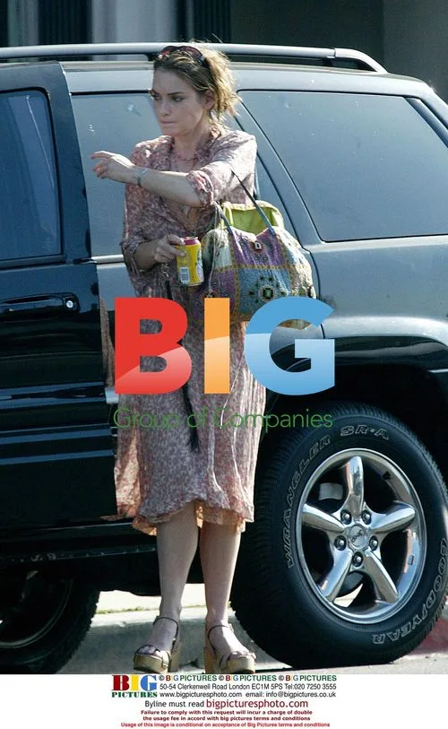 Winona Ryder Shopping on Melrose
