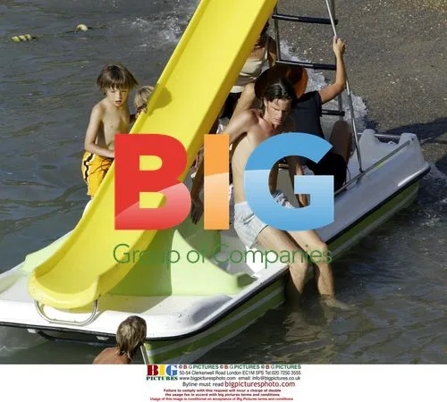 Sadie Frost and Family Vacation in Spain