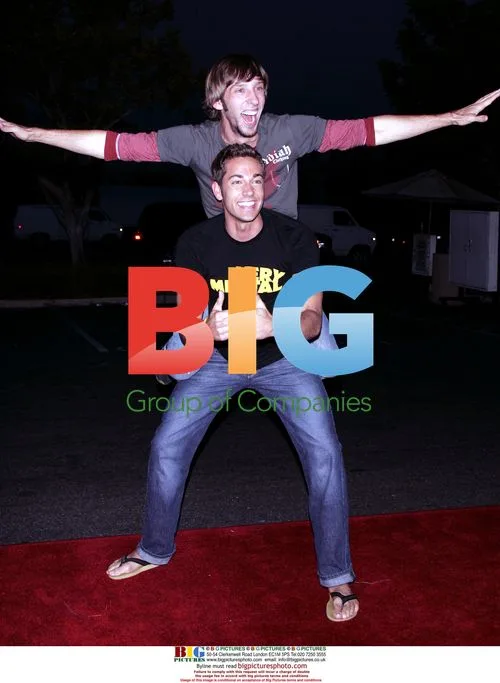 Zachary Levi and Joel Moore at "Without a Paddle" Premiere