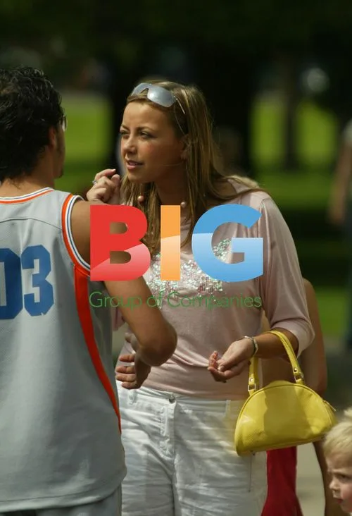 Charlotte Church and Kyle Johnson in Park