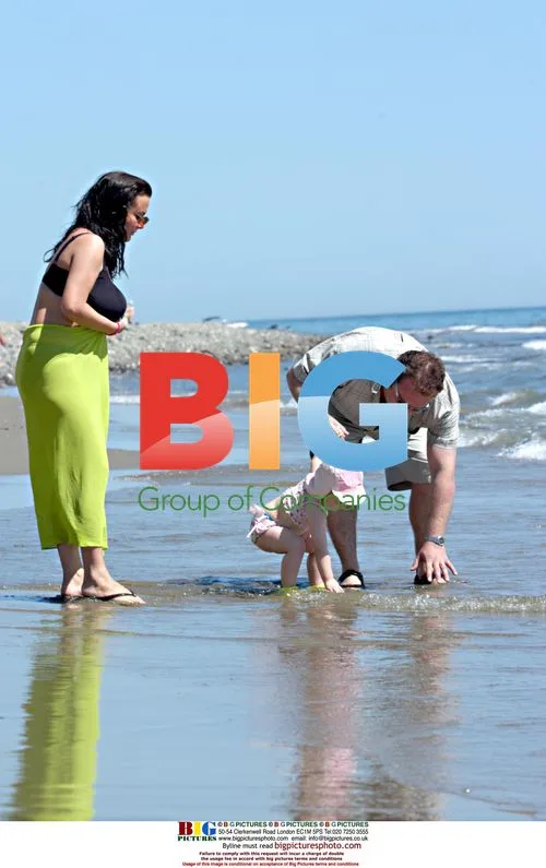 Cold feet actor John Thomas on holiday with family