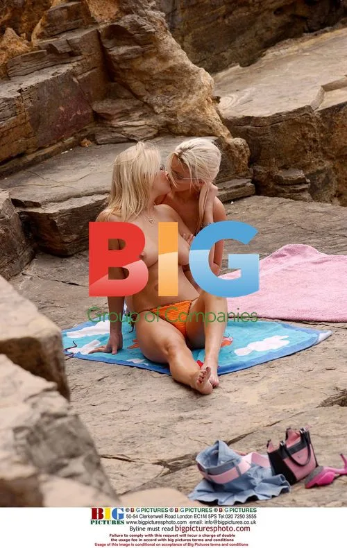 Glamour Models Tara and Delta on Holiday in Spain