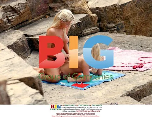 Glamour Models Tara and Delta on Holiday in Spain