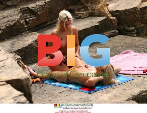 Glamour Models Tara and Delta on Holiday in Spain