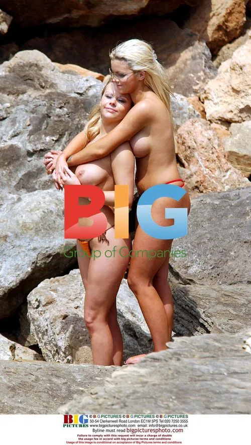 Glamour Models Tara and Delta on Holiday in Spain