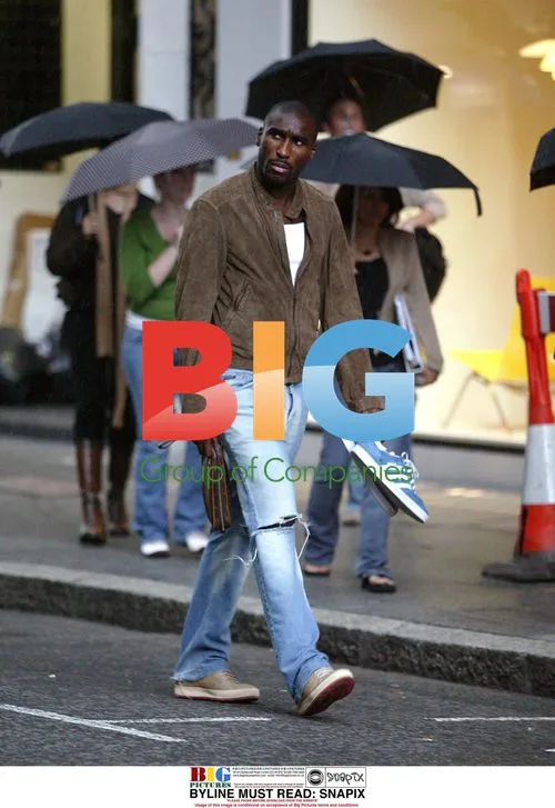 Sol Campbell Out and About in London