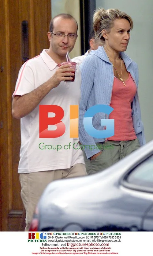 Paul McKenna and partner in Notting Hill