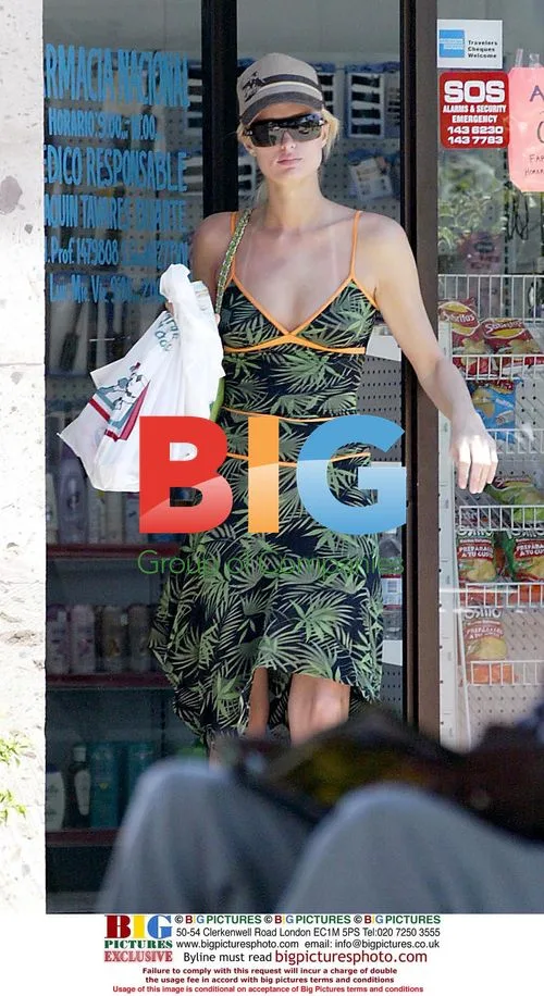 Paris Hilton Takes Stroll in Cabo