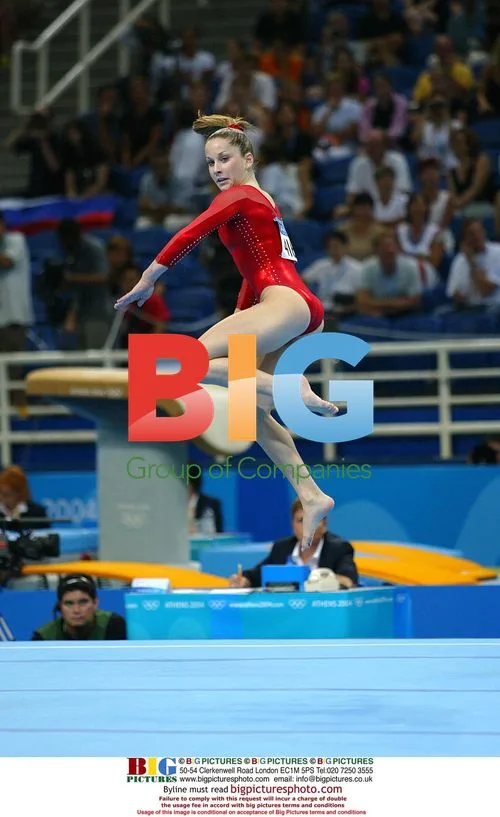 American Gymnast Carly Patterson Wins Gold at 2004 Olympics