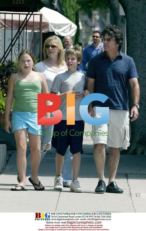 Peter Gallagher with Family in Santa Monica