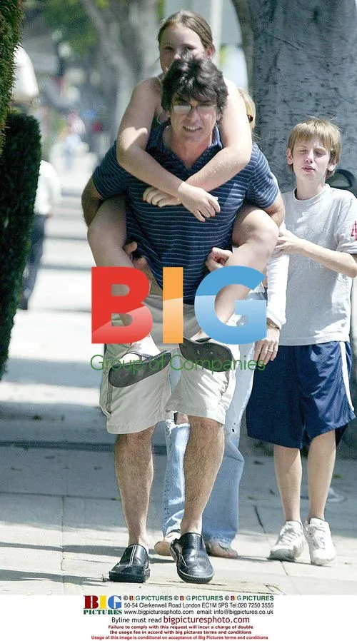 Peter Gallagher with Family in Santa Monica