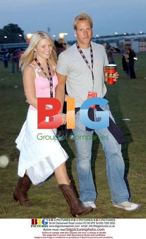 Vanessa Nimmo and Ben Fogle at V Festival 2004