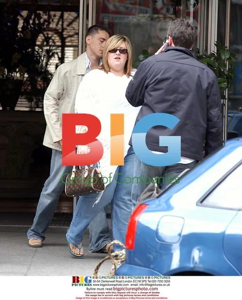 Pop Idol Winner Michelle McManus Leaving Hotel