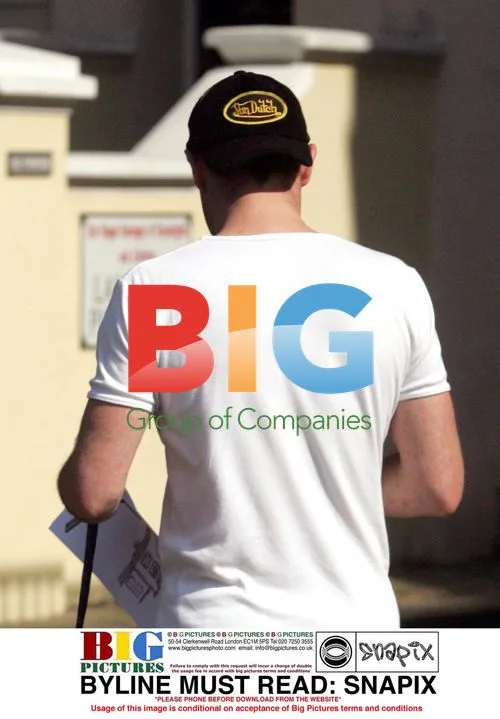 Jason Donavan out for walk in London