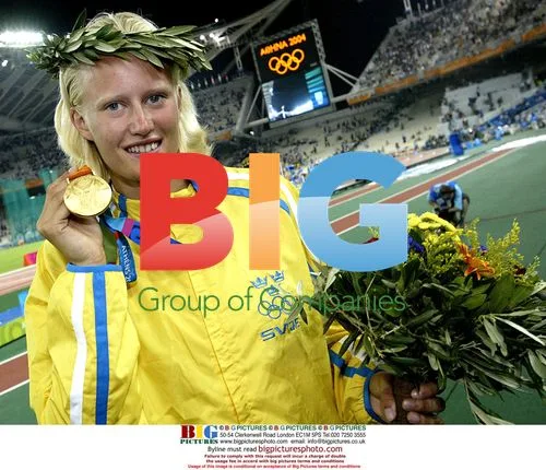 Carolina Kluft Wins Olympic Gold Medal