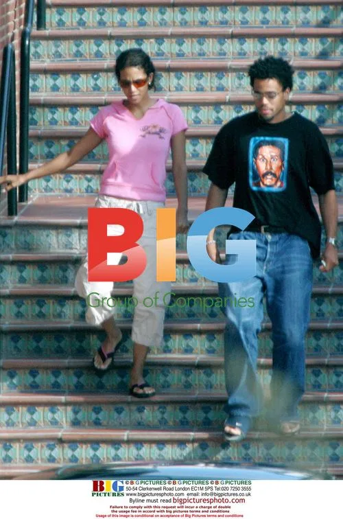 Halle Berry with Michael Ealy in Century City