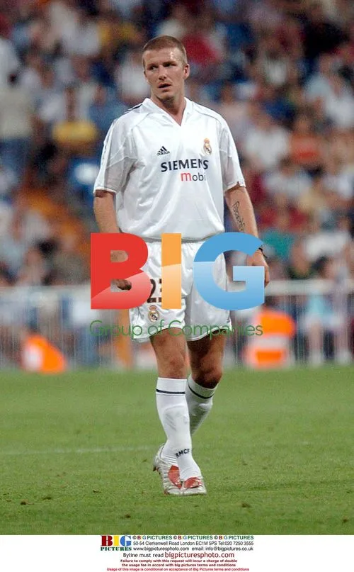 David Beckham Plays for Real Madrid