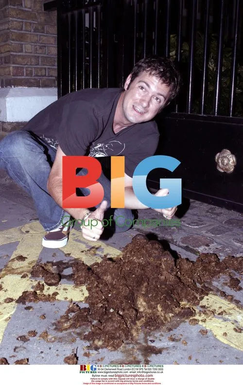 Dan from Dirty Sanchez pelted with horse poo