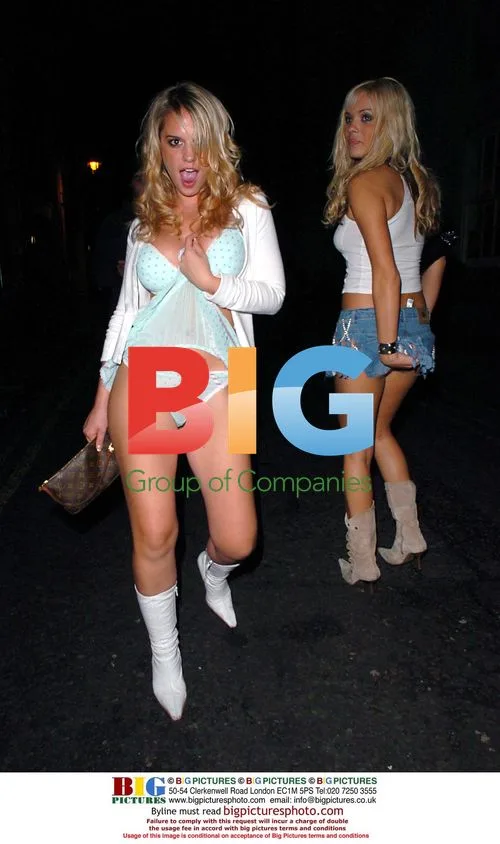 Page Three Party Girls Pose