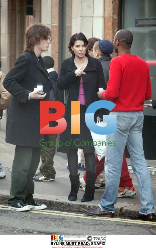 Actress Sadie Frost and boyfriend Jackson Scott out shopping in London