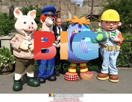 Postman Pat and Bob the Builder at London Zoo