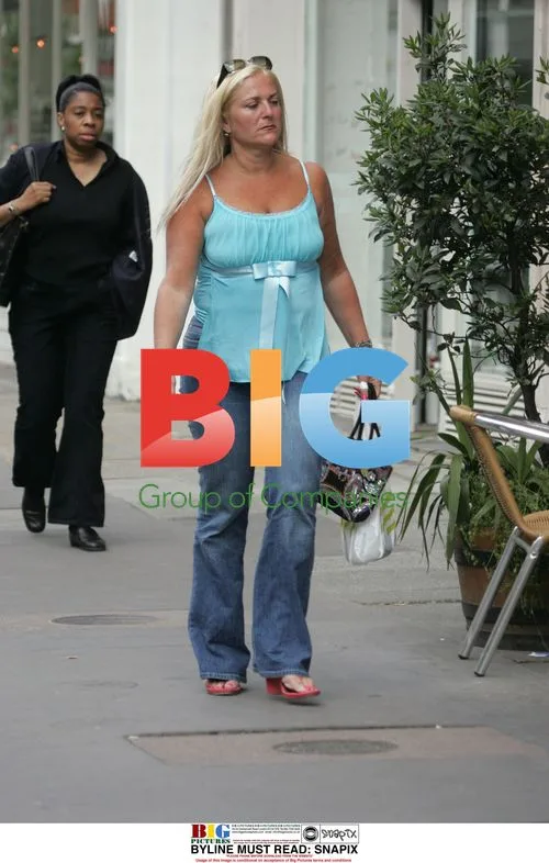 Vanessa Feltz Spotted Shopping in London