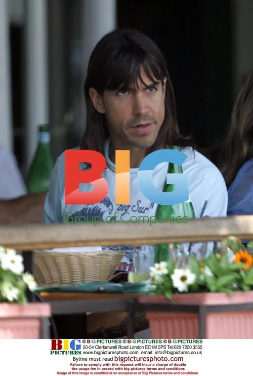 Anthony Kiedis Enjoying Lunch on Sunset Blvd