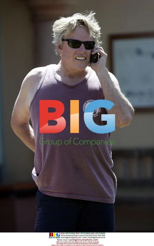Gary Busey on Walk in Malibu