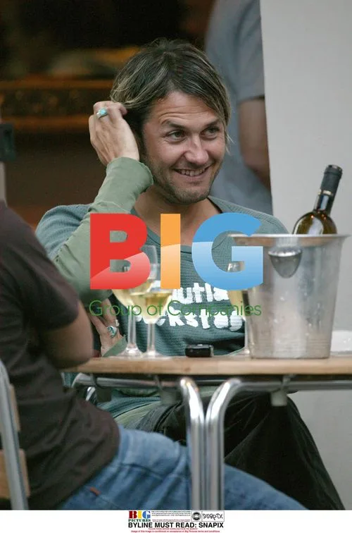 Feeder Bandmates Enjoy Lunch Drink