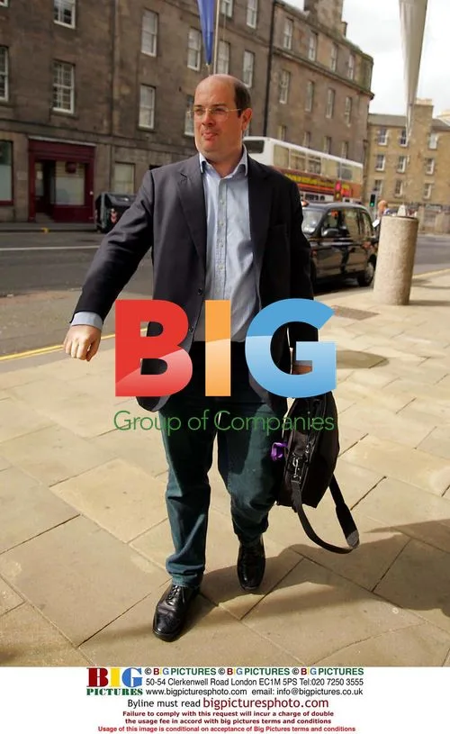 Andrew Gilligan Arrives at Edinburgh Centre
