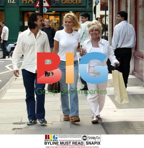 Barbra Winsor, Scott Mitchell, Dale Winton, and Daniella Westbrook out in London