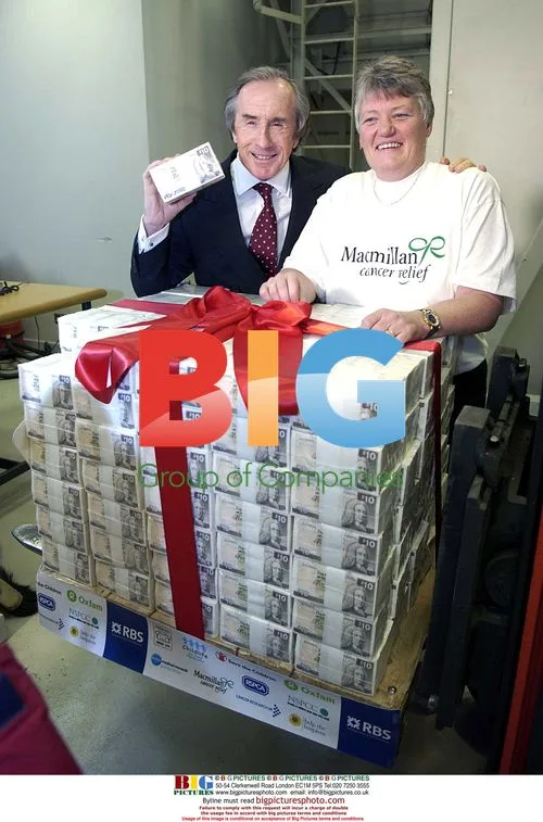Sir Jackie Stewart donates £1M to charity