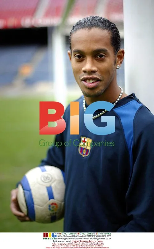 Footballer Ronaldinho Gaucho of F.C. Barcelona