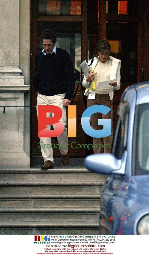 Hugh Grant and Jemima Kahn at London Library