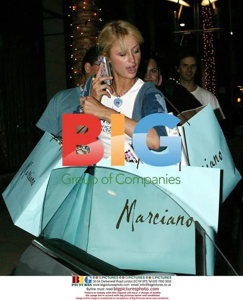 Paris Hilton Shopping on Rodeo Drive