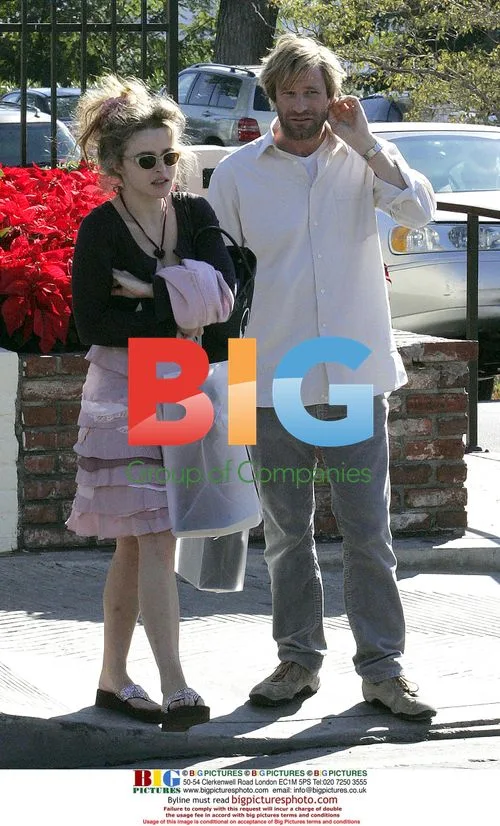 Helena Bonham Carter and Aaron Eckhart in Beverly Hills