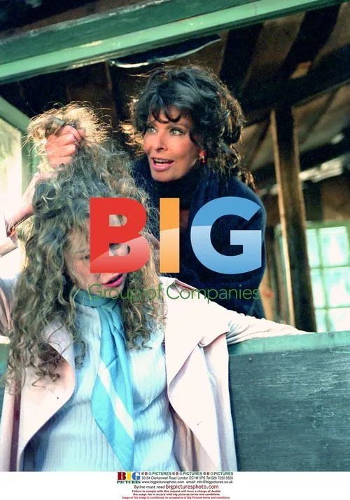 Sofia Loren on Set of New Film