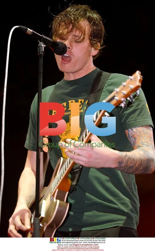 Tom DeLonge of Blink-182 Performs in Manchester