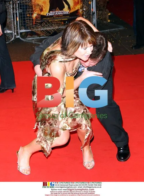 Jono Coleman and Harriett Scott at 'National Treasure' Premiere