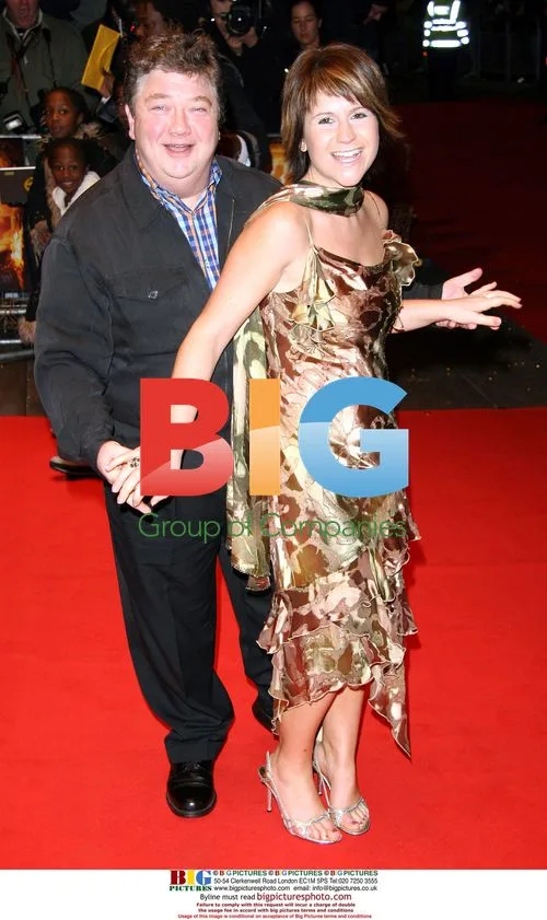 Radio DJs Jono Coleman and Harriett Scott at 'National Treasure' Premiere