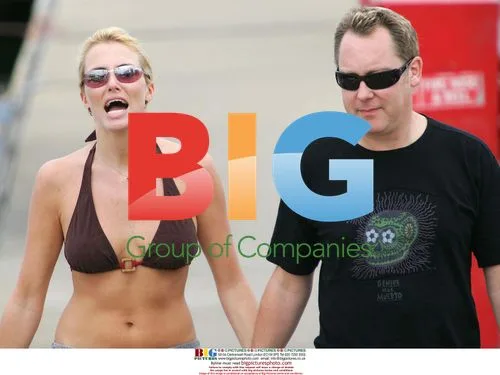 Nancy Sorrell and Vic Reeves at Versace Hotel